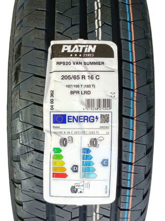 205/65 R16C 8kat 107/105T RP520 yazlık ticari lastik PLATIN