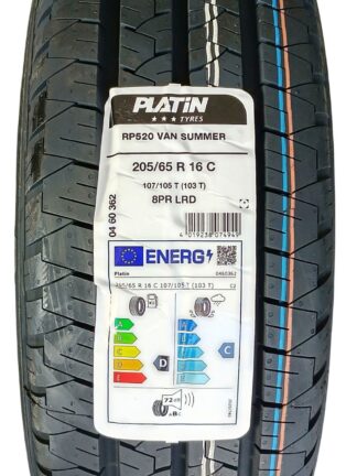 205/65 R15C 8kat 102T RP510 yazlık ticari lastik PLATIN